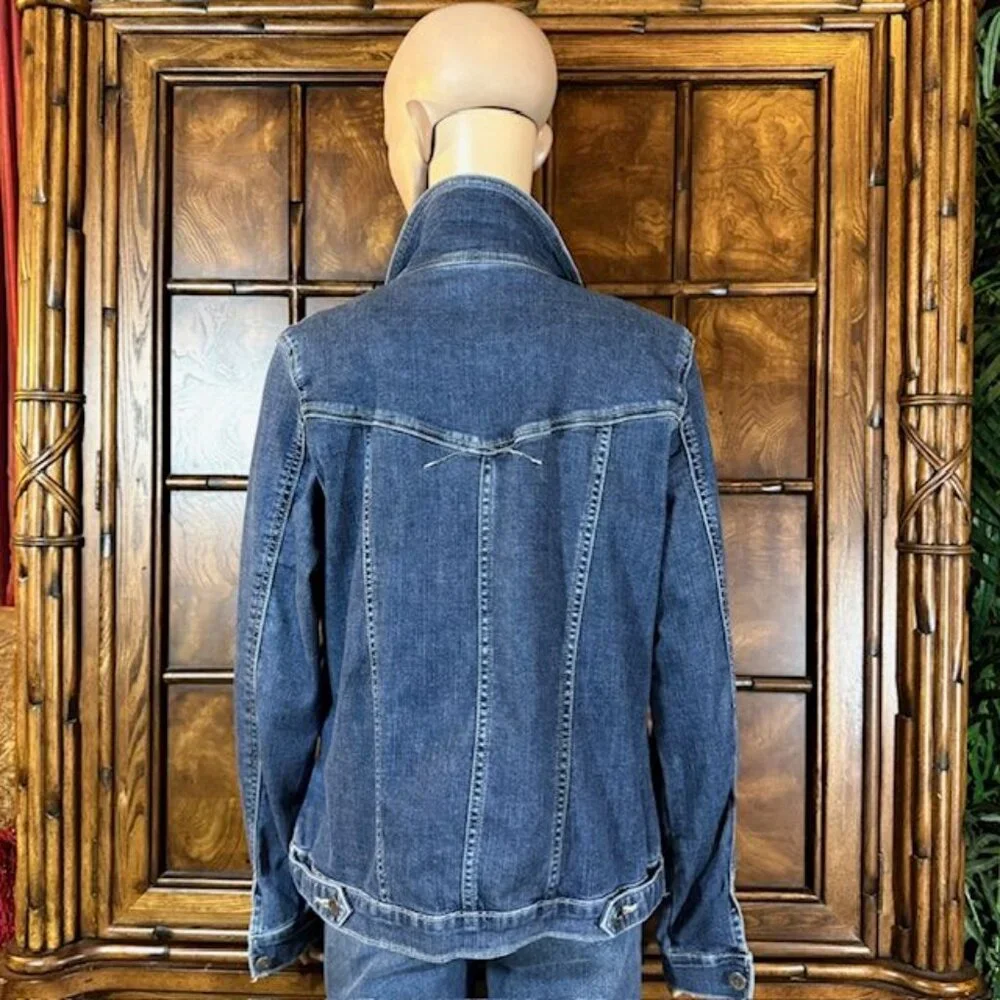 Riders by Lee Indigo Stretch Denim Jacket - Picture 3 of 14